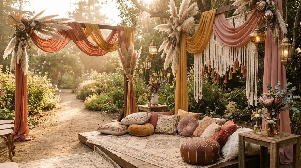 Mariage bohème : idées déco pour une ambiance naturelle